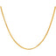 22K Yellow Gold 22in Foxtail Chain(22.9 gm)