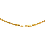 22K Yellow Gold 18 inches Chain(15.5 gm) | Wear this classic 22k yellow gold chain alone or pair it with your favorite Indian gold pendant f...