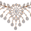 18K Yellow Gold & 3.1ct Diamond Necklace Set (30.4gm)