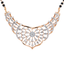 18K Rose Gold & 1ct Diamond Mangalsutra (6.5gm)