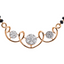 18K Rose Gold & 0.35ct Diamond Mangalsutra (4.9gm)