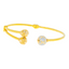 22K Multi-Tone Gold Ball Bead Bangle (11.1gm)