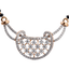 18K Rose Gold & 0.62ct Diamond Mangalsutra (5.93gm)