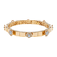22K Rose Gold and CZ Bangle (19.3gm)