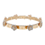 22K Yellow Gold and Enamel Bangle (13gm)