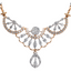 18K Rose Gold & 0.58ct Diamond Mangalsutra (6gm)