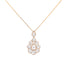 18K Rose Gold & 3.92ct Diamond Pendant Set (19.8gm)