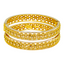 22K Yellow Gold Filigree Kid's Bangle Set (16.7gm)