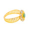 22K Yellow Gold CZ Cocktail Ring with Filigree size 8 (2.6 grams)