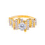 22K Yellow Gold CZ Ring size 8 (3.8 grams)
