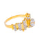 22K Yellow Gold CZ Ring size 8 (3.8 grams)