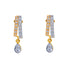 22K Yellow Gold Earring with CZ (3.7 grams)