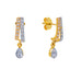 22K Yellow Gold Earring with CZ (3.7 grams)
