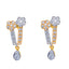 22K Yellow Gold Earring with CZ (3.7 grams)