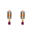 22K Yellow Gold Pendant Set with Gemstones & Pearls (6.9 grams)