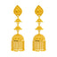 22K Yellow Gold Layered Jhumki Earrings (18.4gm)