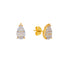 22K Yellow Gold Pendant Set with CZ (5.8 grams)
