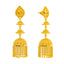 22K Yellow Gold Layered Jhumki Earrings (18.4gm)