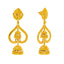 22K Yellow Gold Jhumki Earrings (17.8gm)