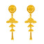 22K Yellow Gold Jhumki Earrings (14.6gm)