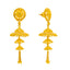 22K Yellow Gold Jhumki Earrings (14.6gm)