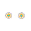 22K Yellow Gold Pendant Set with CZ (5.1 grams)