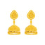 22K Yellow Gold Meenakari Earrings (18.6gm)