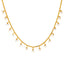 22K Yellow Gold Necklace Set with Pearls (13.5 grams)
