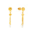 22K Yellow Gold Necklace Set with Pearls (13.5 grams)