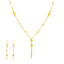 22K Yellow Gold Beaded Necklace Set (11.6 grams)