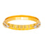 22K Multi-Tone Gold Jaguar Emblem Kada Bangle, Size 3+ (38.4 grams)