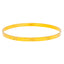 22K Yellow Gold Classic Bangle, Size 2.6 (10.7 grams)