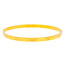 22K Yellow Gold Classic Bangle, Size 2.8 (12.7 grams)