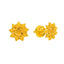 22K Yellow Gold Stud Earrings (1.2gm)