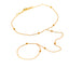 22K Yellow Gold Beaded Panja (2.5 grams)