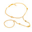 22K Yellow Gold Beaded Panja (4.7 grams)