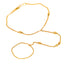 22K Yellow Gold Beaded Panja (4.6 grams)