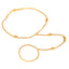 22K Yellow Gold Beaded Panja (4.8 grams)
