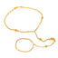 22K Yellow Gold Beaded Panja (4.9 grams)