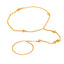 22K Yellow Gold Beaded Panja (4.9 grams)