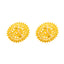 22K Yellow Gold Stud Earrings (5.3gm)