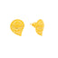 22K Yellow Gold Stud Earrings (5.2gm)