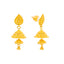 22K Yellow Gold Jhumki Earrings (7.5gm)