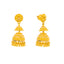 22K Yellow Gold Jhumki Earrings (9.3gm)