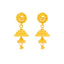 22K Yellow Gold Jhumki Earrings (7.7gm)