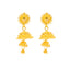 22K Yellow Gold Jhumki Earrings (7.5gm)