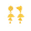 22K Yellow Gold Jhumki Earrings (7.5gm)