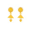 22K Yellow Gold Jhumki Earrings (7.3gm)