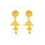 22K Yellow Gold Jhumki Earrings (6.7gm)