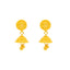 22K Yellow Gold Jhumki Earrings (5.7gm)